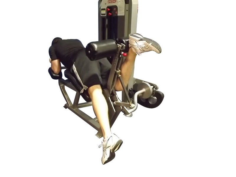 Machine Single-Leg Curl — demonstration 2