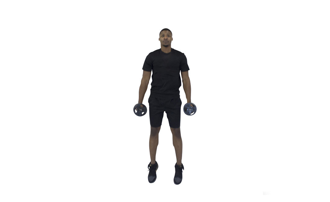 Dumbbell-Sprunghocke — Demonstration 2