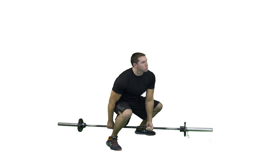 Barbell Jefferson Squat — demonstration 2