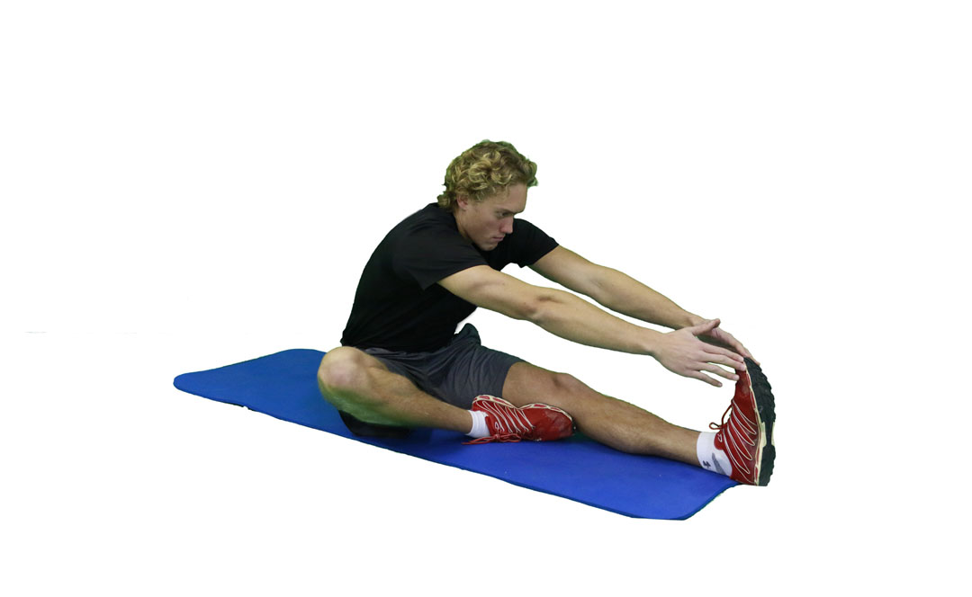 Seated Floor Hamstring Stretch — demonstration 2