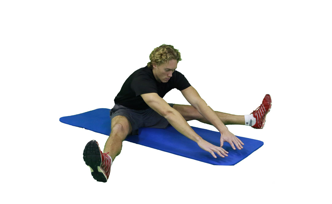 Straddle Stretch — demonstration 2