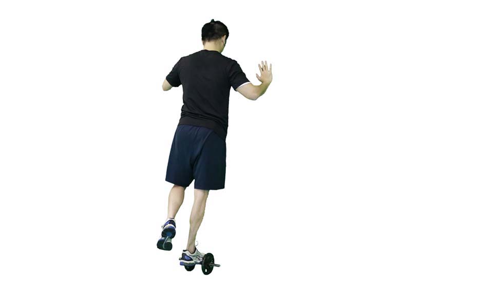 Calf Raise On A Dumbbell — demonstration 2