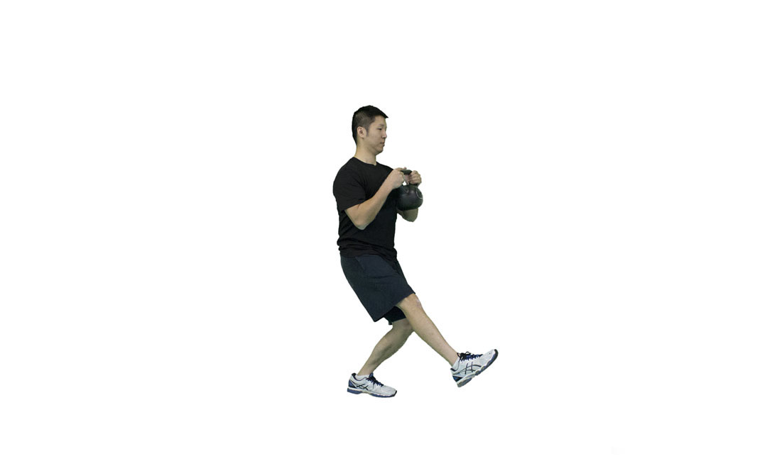 Kettlebell Pistol Squat — demonstration 2