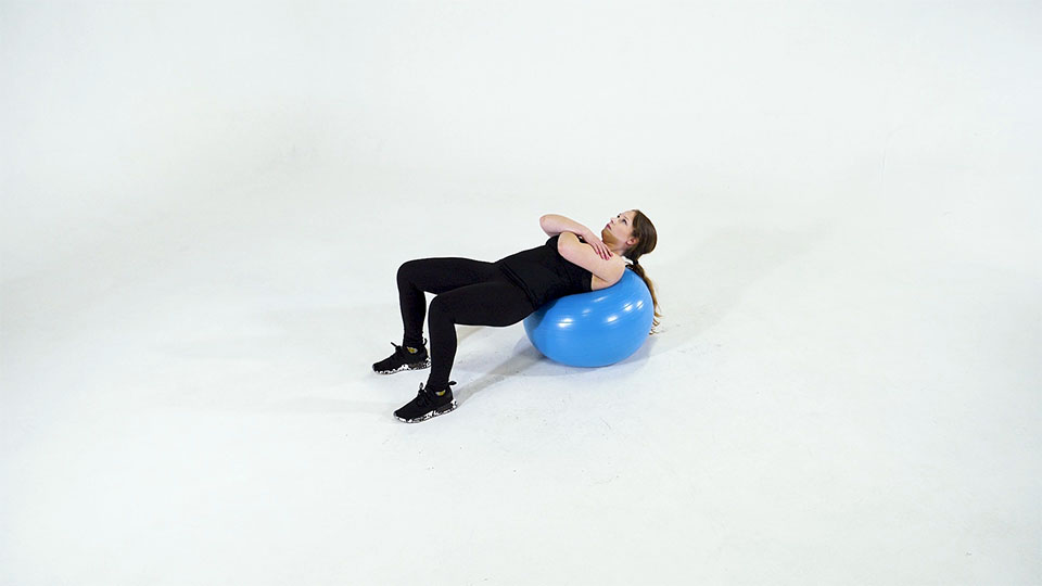 Hip Thrust con Palla di Stabilità — dimostrazione 2