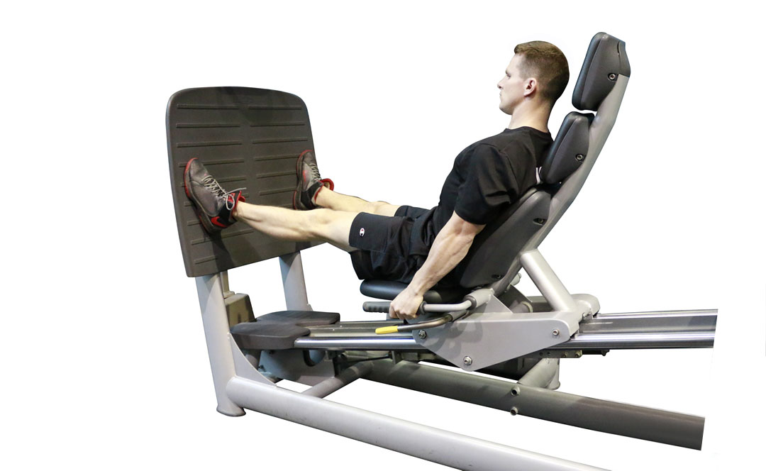Machine Leg Press Wide Stance — demonstration 2