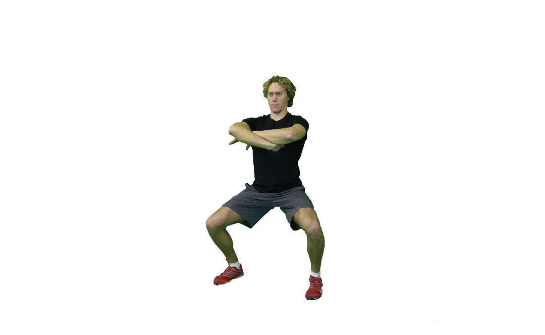 Bodyweight Wall Squat — demonstration 2