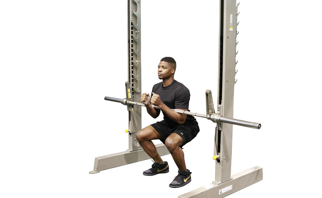 Smith Machine Zercher Squat — demonstration 2