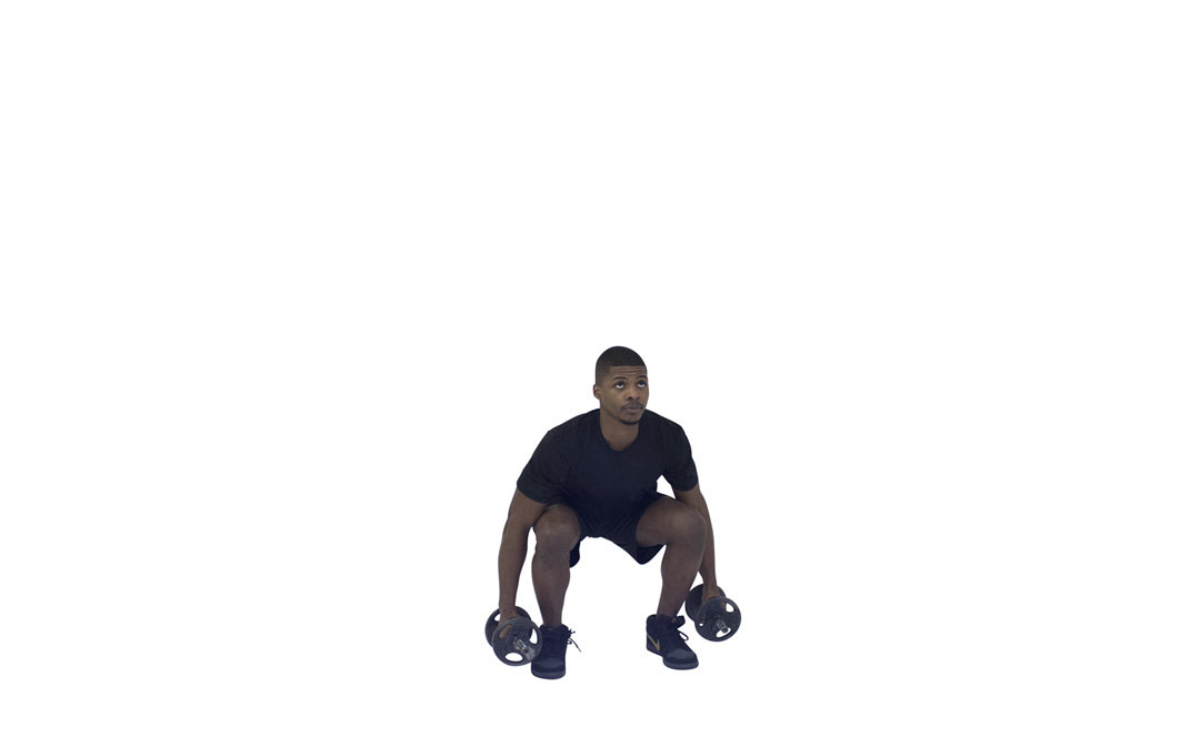 Squat con Manubri — dimostrazione 2