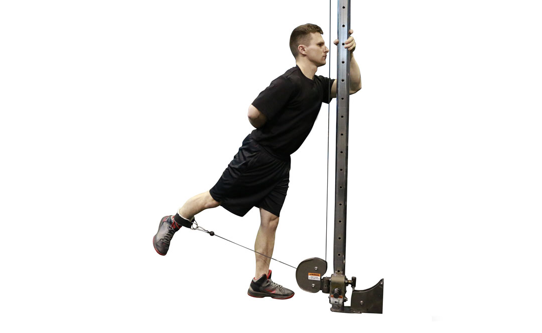 Cable Leg Kickback — demonstration 2