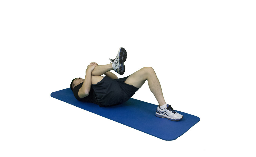 Knee to Chest Supine — demonstration 2