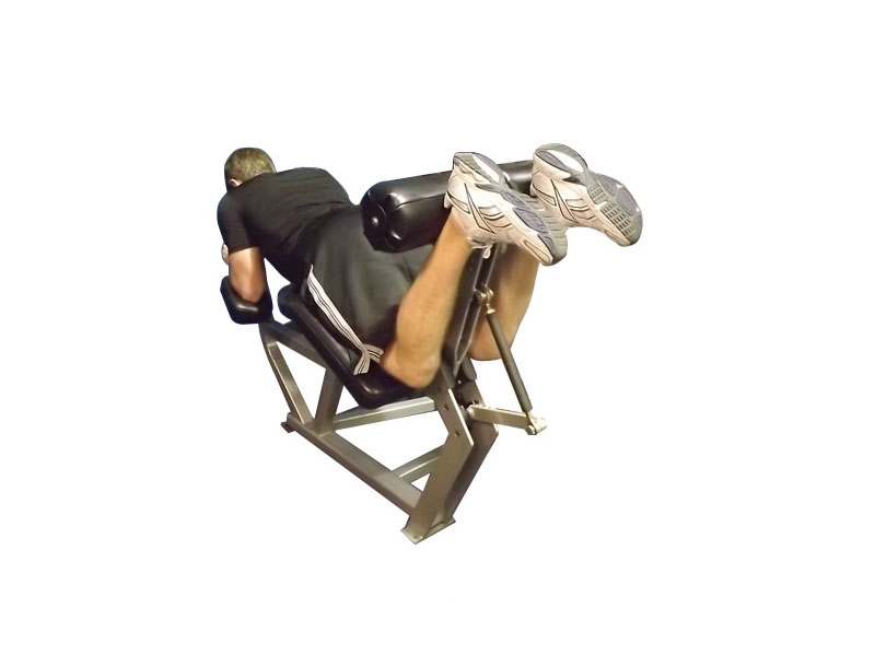 Machine Leg Curl Prone — demonstration 2
