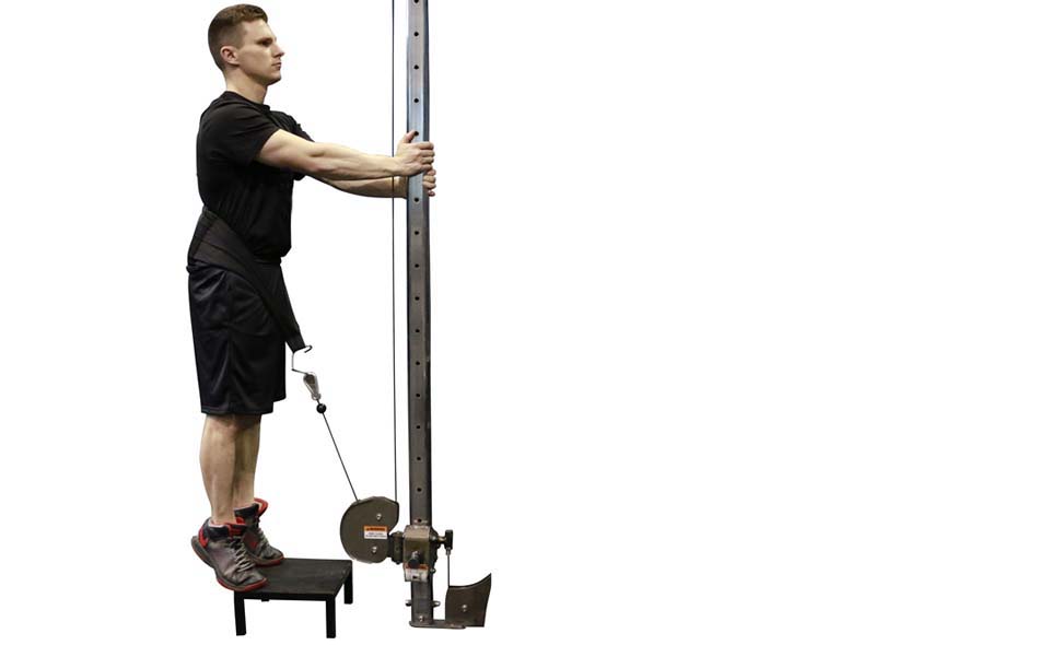 Calf Raise al Cavo — dimostrazione 2