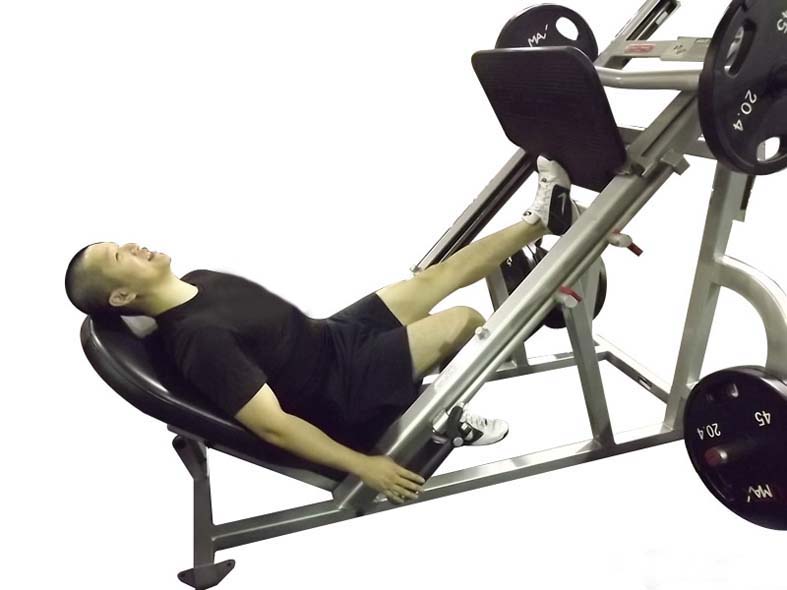 Calf Press Monolaterale alla Macchina — dimostrazione 2