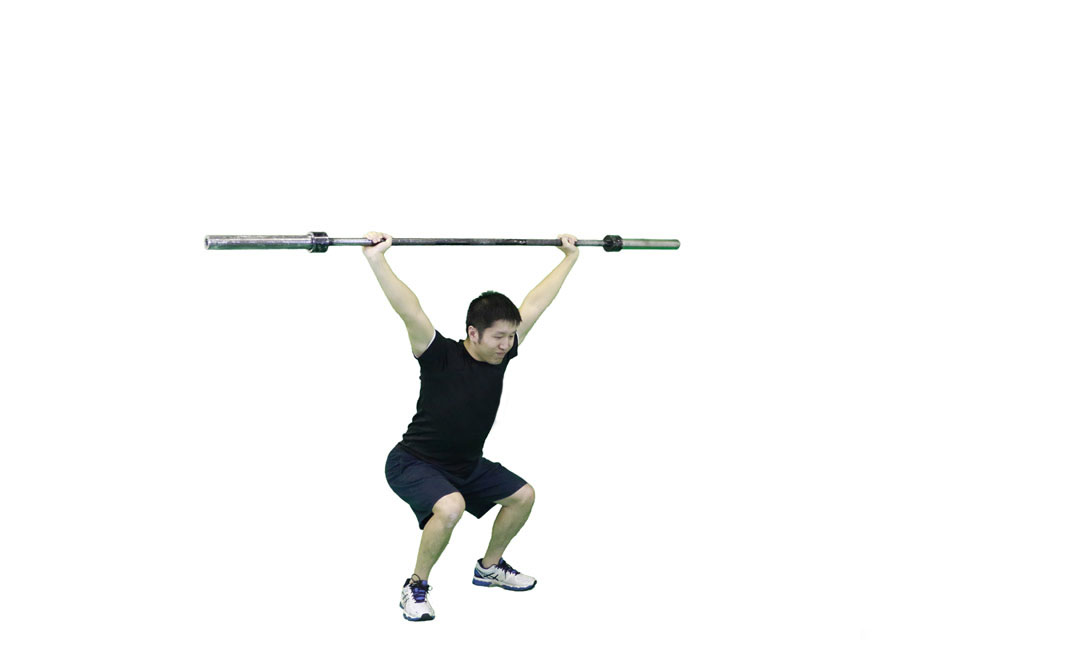 Barbell Overhead Squat — demonstration 2