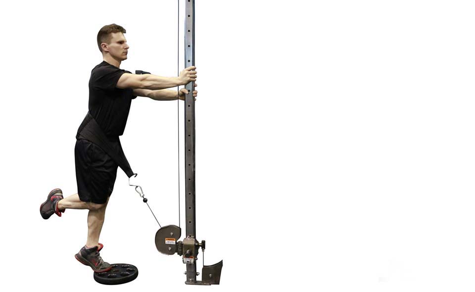 Calf Raise Monopodalico al Cavo — dimostrazione 2