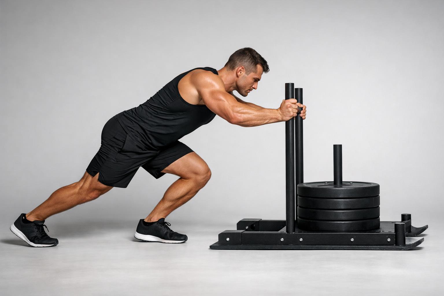 Resistance Sled Push — demonstration 2