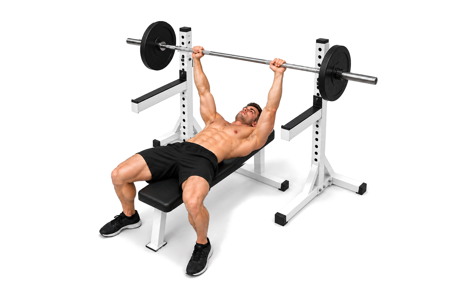 Barbell Pin Press — demonstration 2