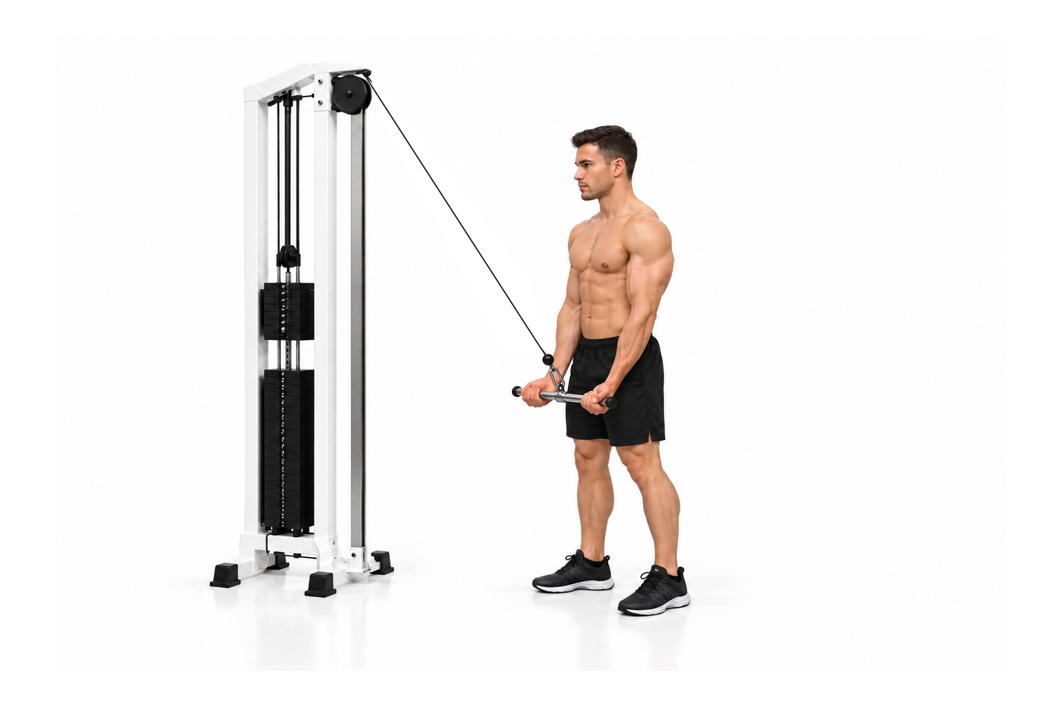 Cable Reverse Grip Tricep Extension — demonstration 2