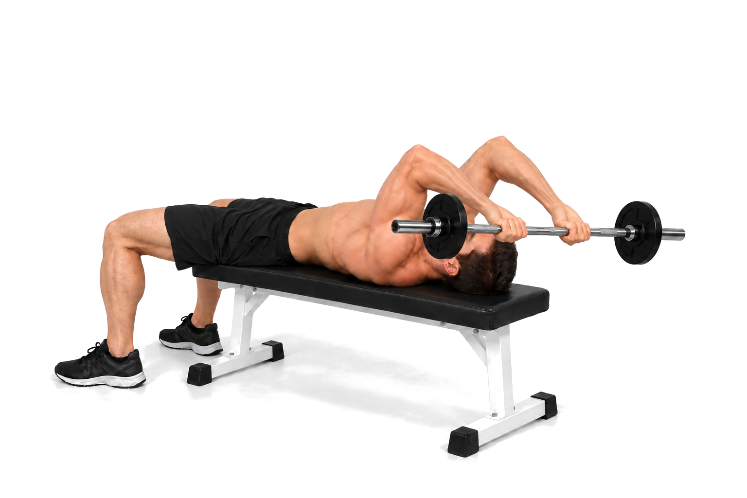 Barbell Rear Tricep Extension — demonstration 2