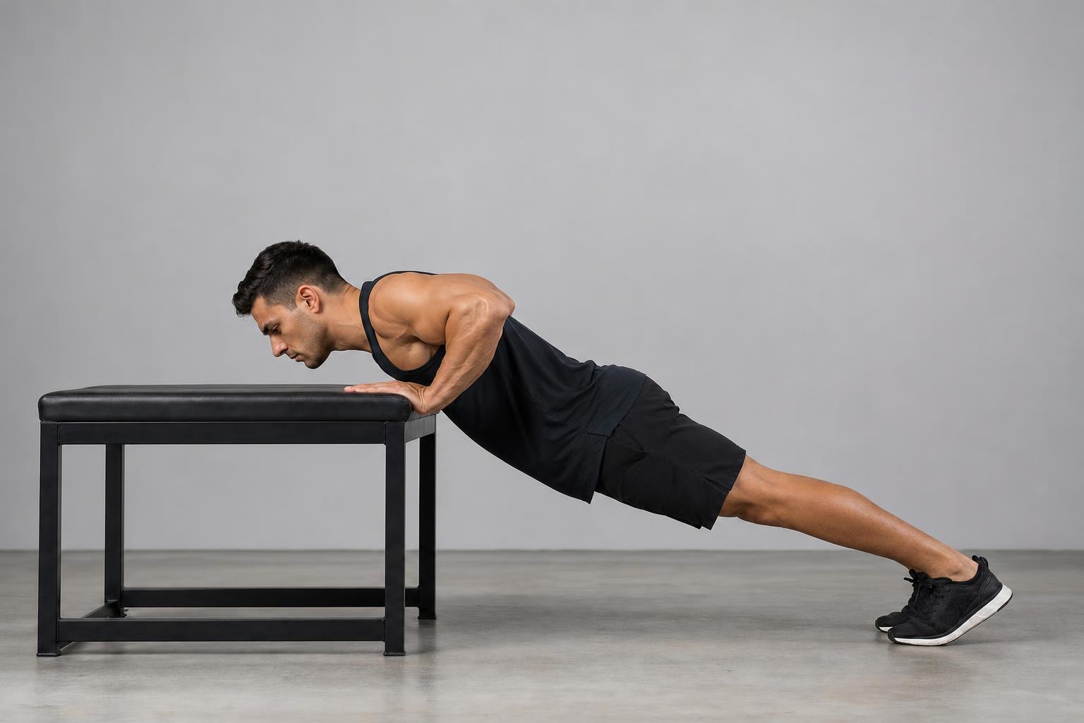 Incline Push-Up — demonstration 2