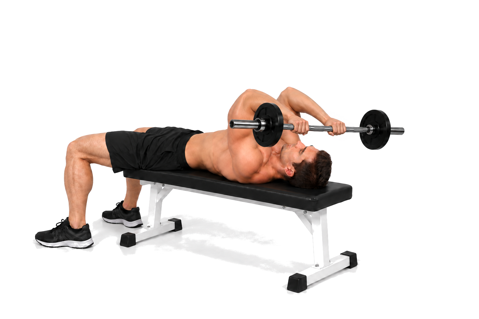 Barbell Reverse Grip Tricep Extension — demonstration 2