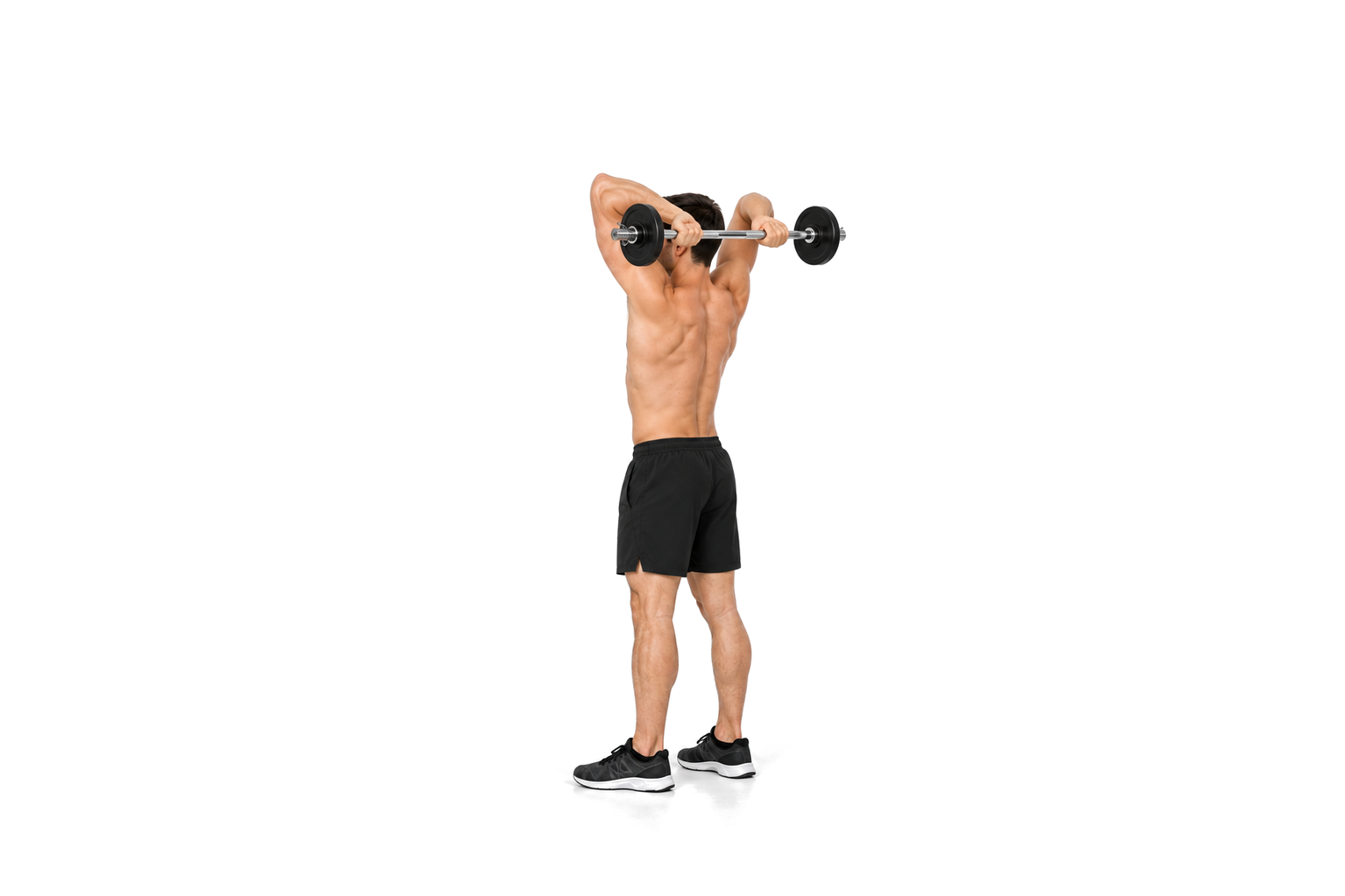 Barbell Overhead Tricep Extension — demonstration 2